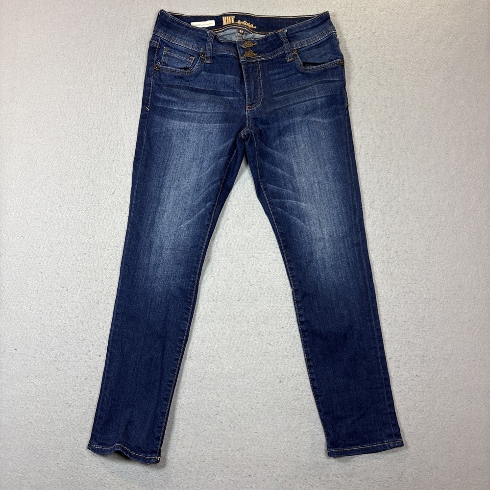 Kut from the Kloth Women's Straight Leg Jeans - Dark Blue Wash